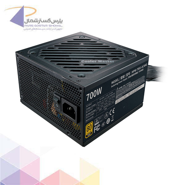 منبع تغذیه کامپیوتر کولر مستر مدل G700 Gold