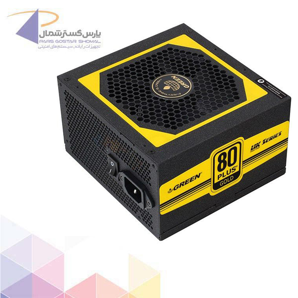 منبع تغذیه گرین مدل GP650A-UK PLUS