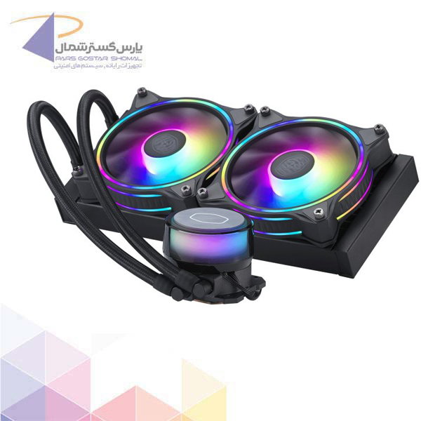 سیستم خنک کننده آبی کولر مستر مدل MASTERLIQUID ML240 ILLUSION