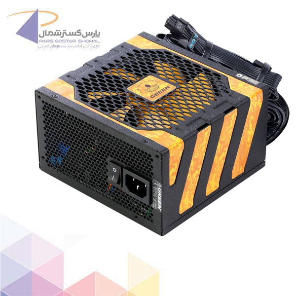 منبع تغذیه گرین مدل GP500A-UK PLUS