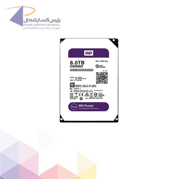هارد اینترنال WD مدل Purple WD60PURZ  6 ترابایت