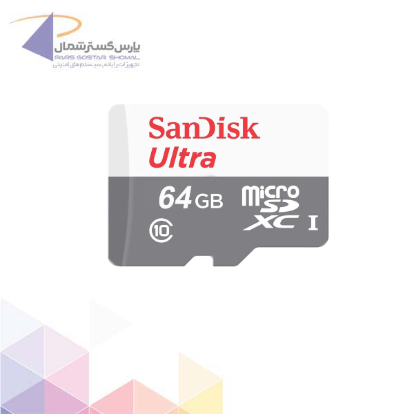 کارت حافظه‌ microSDHC sandiskظرفیت 64 گیگابایت