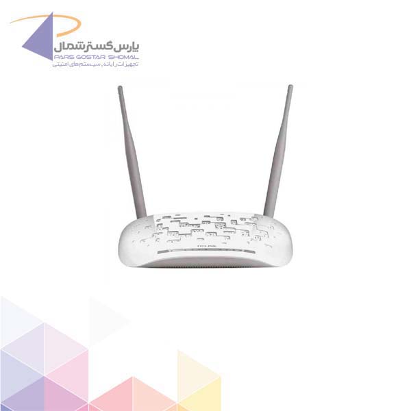 مودم روتر ADSL2 Plus بی‌سیم N300 تی پی-لینک